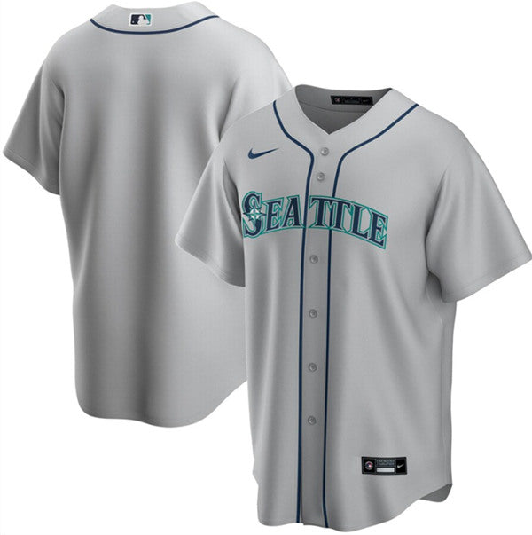 Custom Seattle Mariners grey jersey