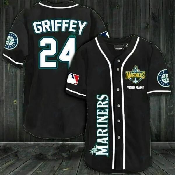 Custom Seattle Mariners jersey
