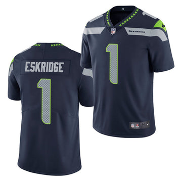D'Wayne Eskridge Seattle Seahawks navy jersey