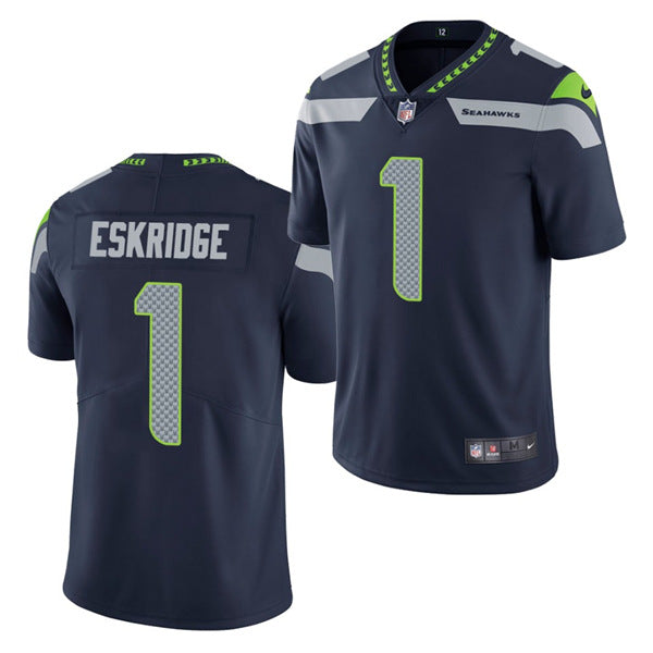 D'Wayne Eskridge Seattle Seahawks navy jersey