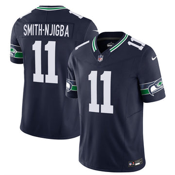 Jaxon Smith-Njigba Seattle Seahawks navy FUSE jersey