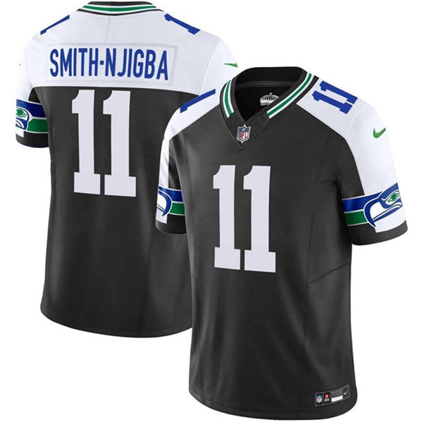 Jaxon Smith-Njigba Seattle Seahawks black FUSE jersey