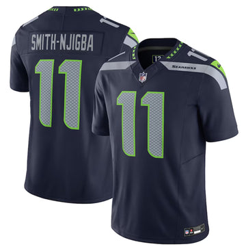 Jaxon Smith-Njigba Seattle Seahawks navy FUSE jersey