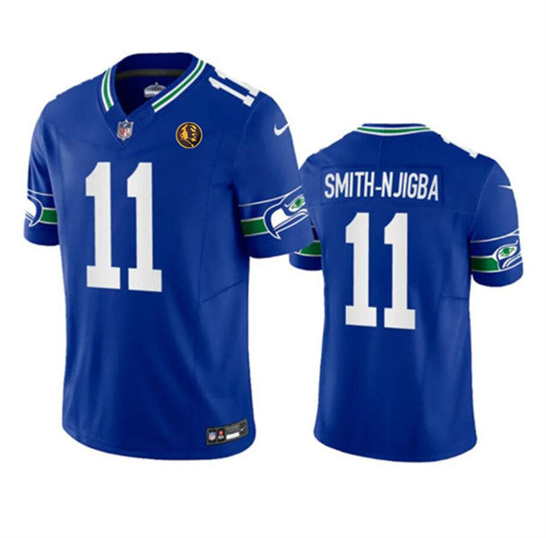 Jaxon Smith-Njigba Seattle Seahawks royal FUSE jersey
