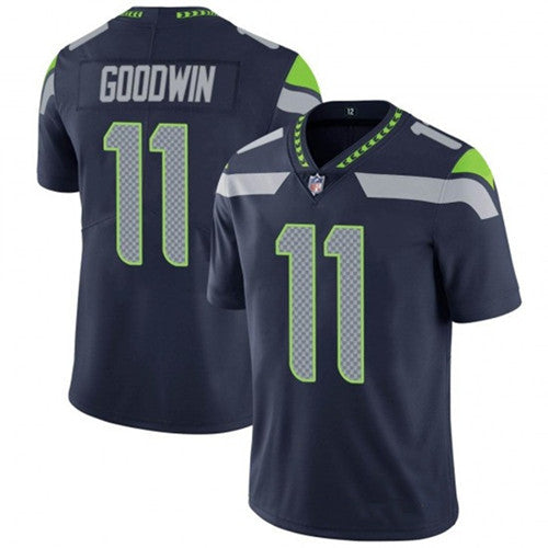Marquise Goodwin Seattle Seahawks navy jersey