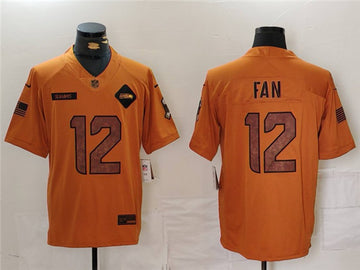 Fan Seattle Seahawks brown Salute To Service jersey