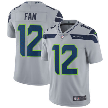 Fan Seattle Seahawks gray jersey