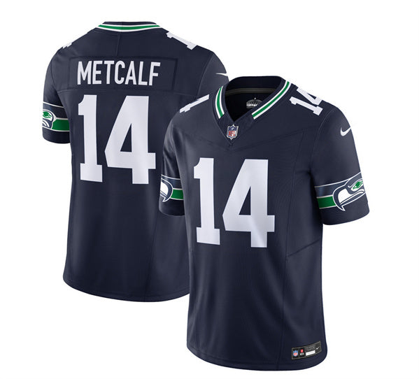 DK Metcalf Seattle Seahawks navy FUSE jersey