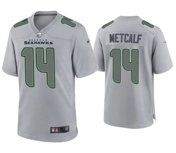 DK Metcalf Seattle Seahawks gray Game jersey