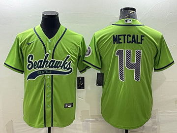 DK Metcalf Seattle Seahawks green jersey