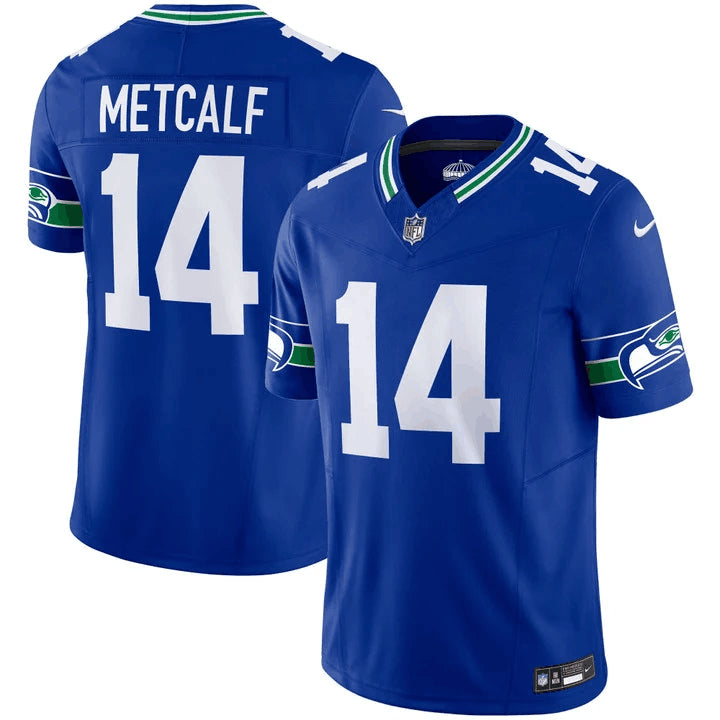 DK Metcalf Seattle Seahawks royal FUSE jersey