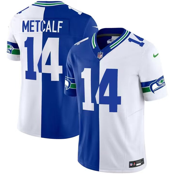 DK Metcalf Seattle Seahawks royal-white FUSE jersey