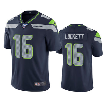 Tyler Lockett Seattle Seahawks navy jersey