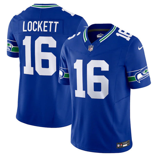 Tyler Lockett Seattle Seahawks royal FUSE jersey