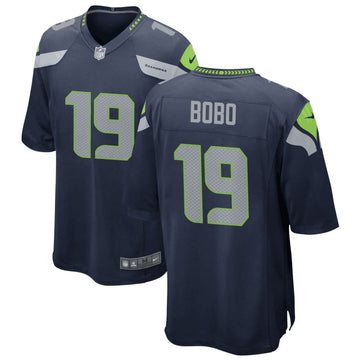 Jake Bobo Seattle Seahawks navy Game jersey