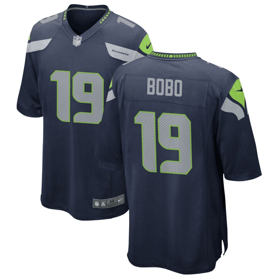 Jake Bobo Seattle Seahawks navy Game jersey