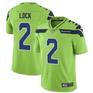 Drew Lock Seattle Seahawks green jersey