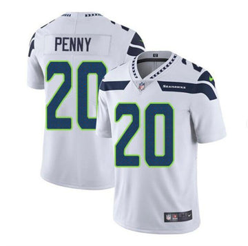 Rashaad Penny Seattle Seahawks white jersey