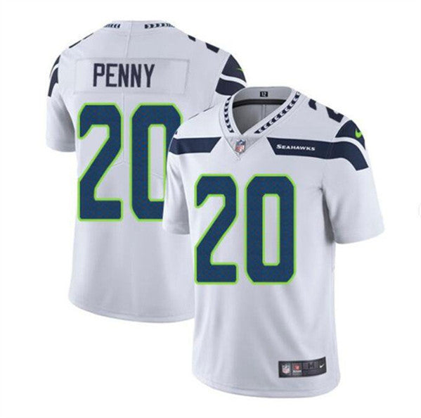 Rashaad Penny Seattle Seahawks white jersey