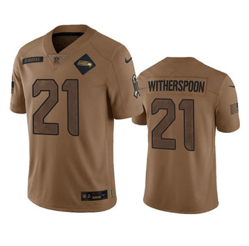 Devon Witherspoon Seattle Seahawks brown Salute To Service jersey