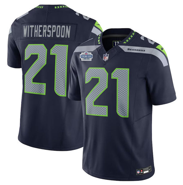 Devon Witherspoon Seattle Seahawks navy FUSE jersey