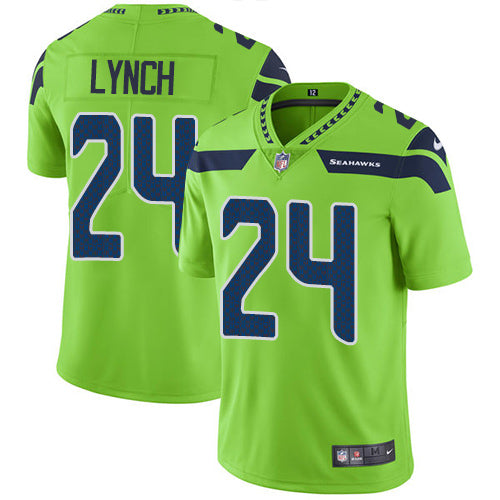 Marshawn Lynch Seattle Seahawks green jersey
