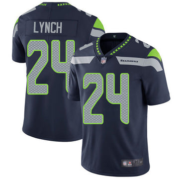 Marshawn Lynch Seattle Seahawks navy jersey