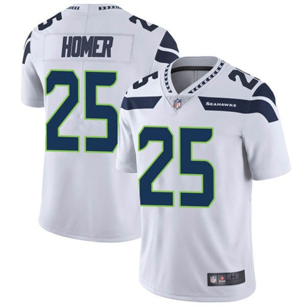 Travis Homer Seattle Seahawks white jersey
