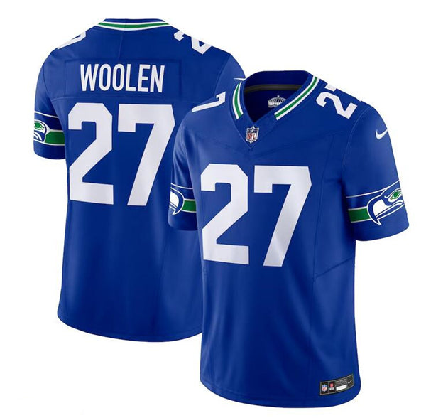 Tariq Woolen Seattle Seahawks royal FUSE jersey