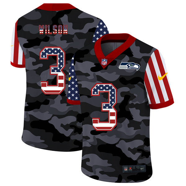Russell Wilson Seattle Seahawks camo Camo jersey