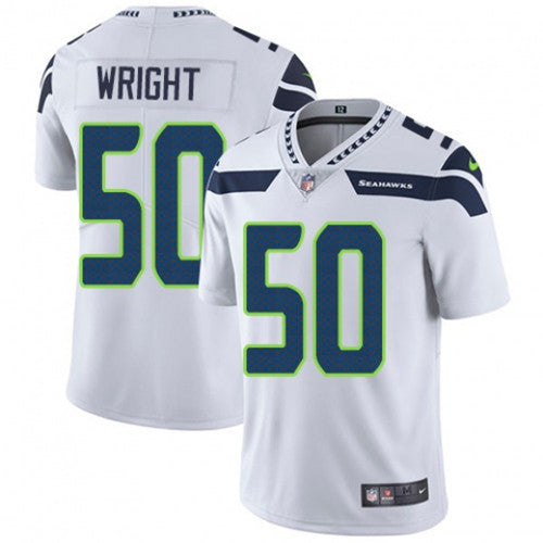 KJ Wright Seattle Seahawks white jersey