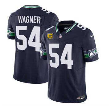 Bobby Wagner Seattle Seahawks navy FUSE jersey