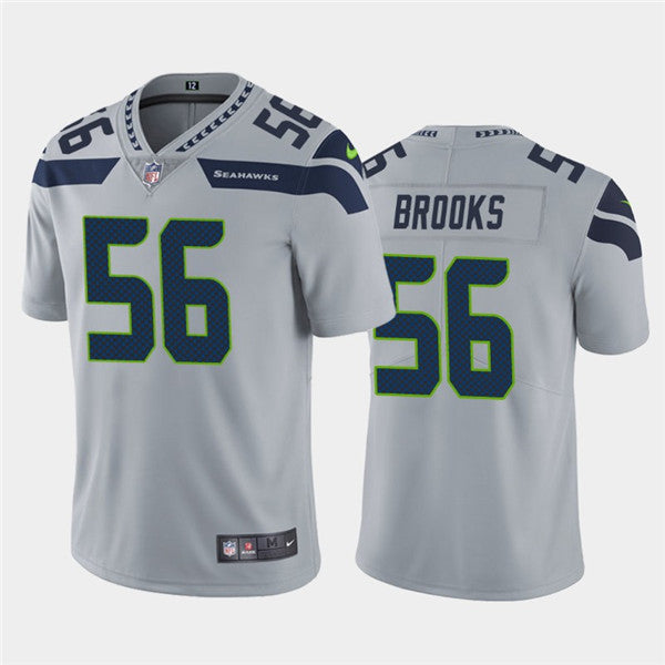 Jordyn Brooks Seattle Seahawks gray jersey