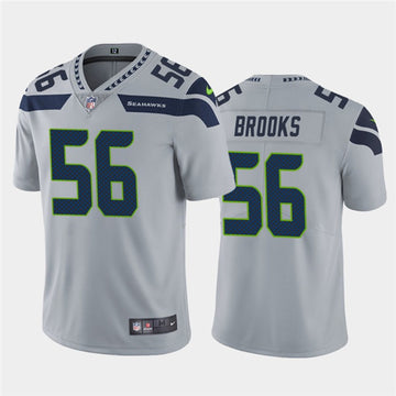 Jordyn Brooks Seattle Seahawks gray jersey