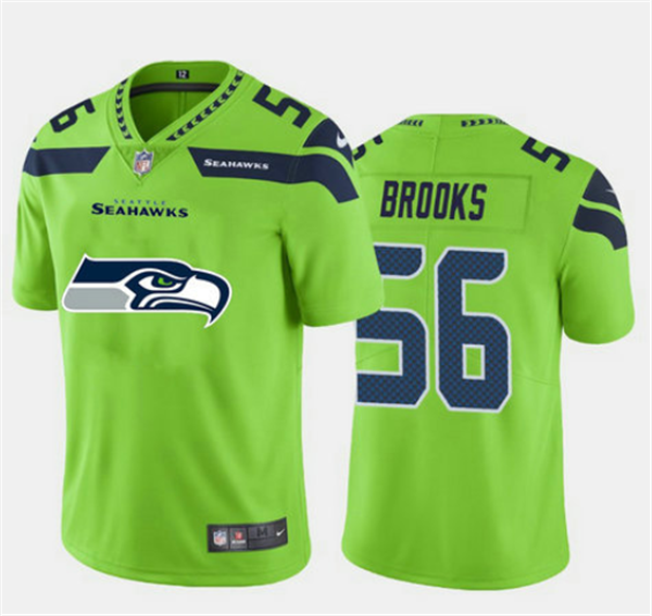 Jordyn Brooks Seattle Seahawks green jersey