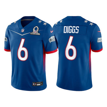 Quandre Diggs Seattle Seahawks royal jersey