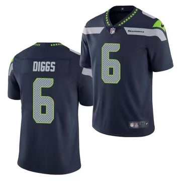 Quandre Diggs Seattle Seahawks navy jersey