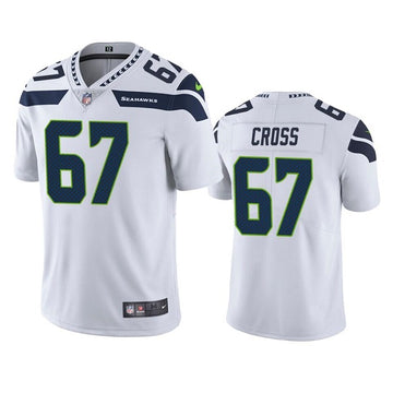 Charles Cross Seattle Seahawks white jersey