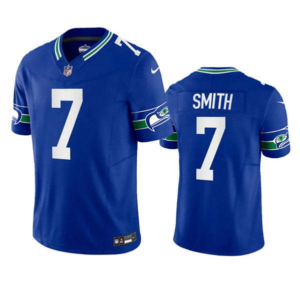 Geno Smith Seattle Seahawks royal FUSE jersey