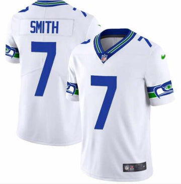 Geno Smith Seattle Seahawks white Throwback jersey