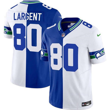 Steve Largent Seattle Seahawks royal-white FUSE jersey