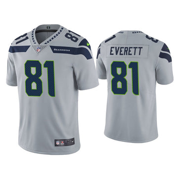 Gerald Everett Seattle Seahawks gray jersey