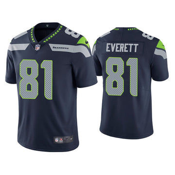 Gerald Everett Seattle Seahawks navy jersey