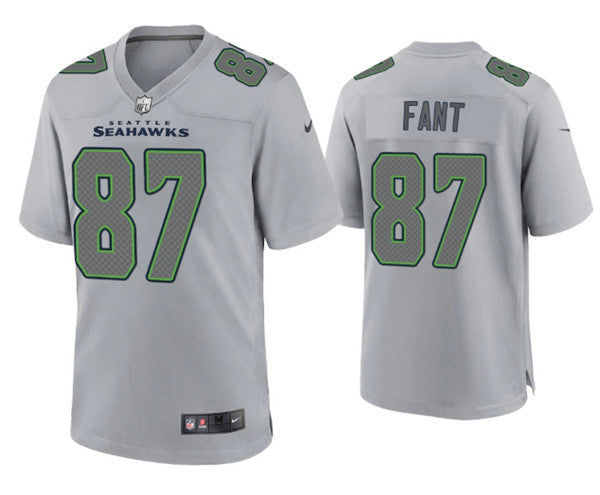 Noah Fant Seattle Seahawks gray Game jersey