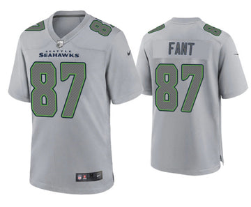 Noah Fant Seattle Seahawks gray Game jersey