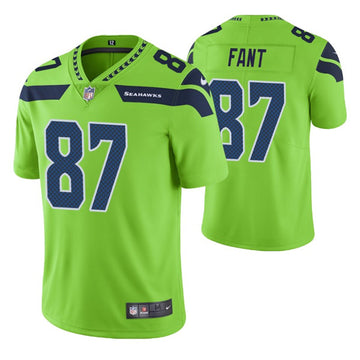 Noah Fant Seattle Seahawks green jersey