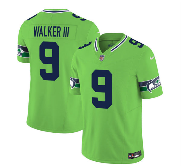Kenneth Walker III Seattle Seahawks green FUSE jersey
