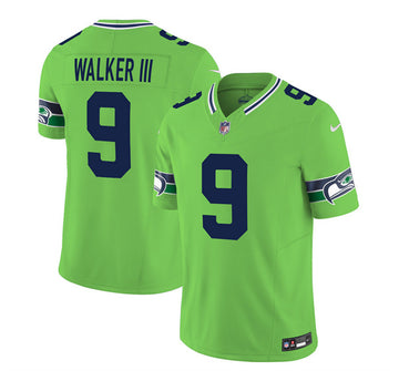 Kenneth Walker III Seattle Seahawks green FUSE jersey