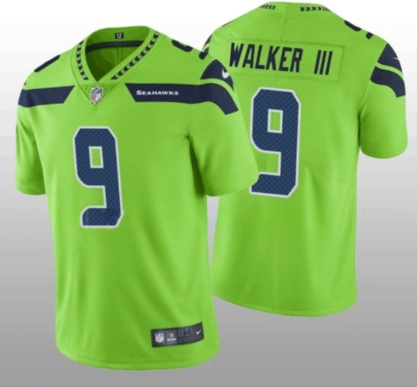 Kenneth Walker III Seattle Seahawks green jersey