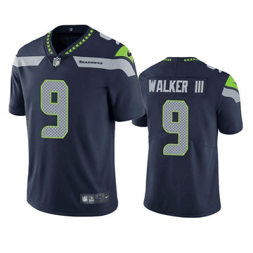 Kenneth Walker III Seattle Seahawks navy jersey